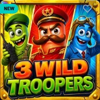 Слот 3 Wild Troopers у розділі «Нові» лобі Allwin Favbet